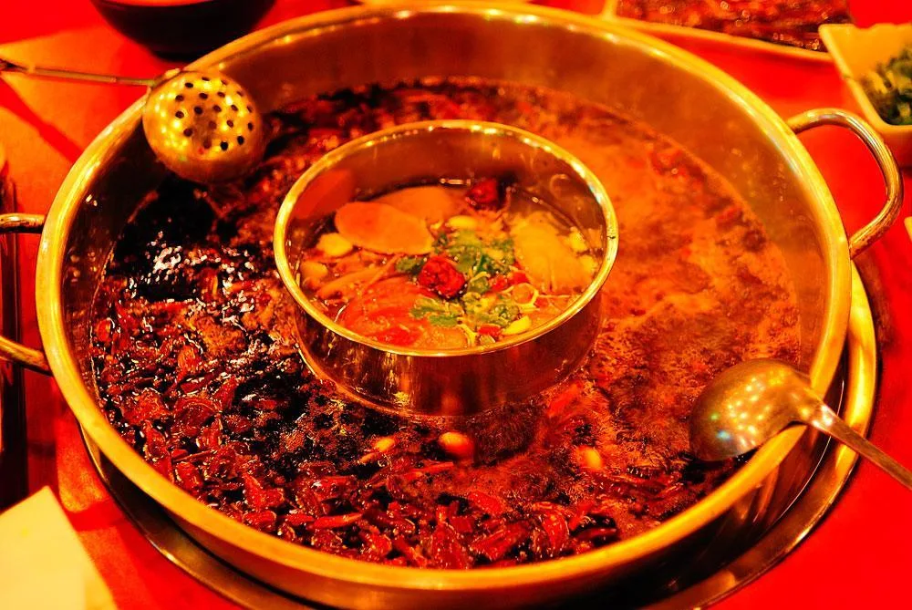 Sichuan hotpot broth