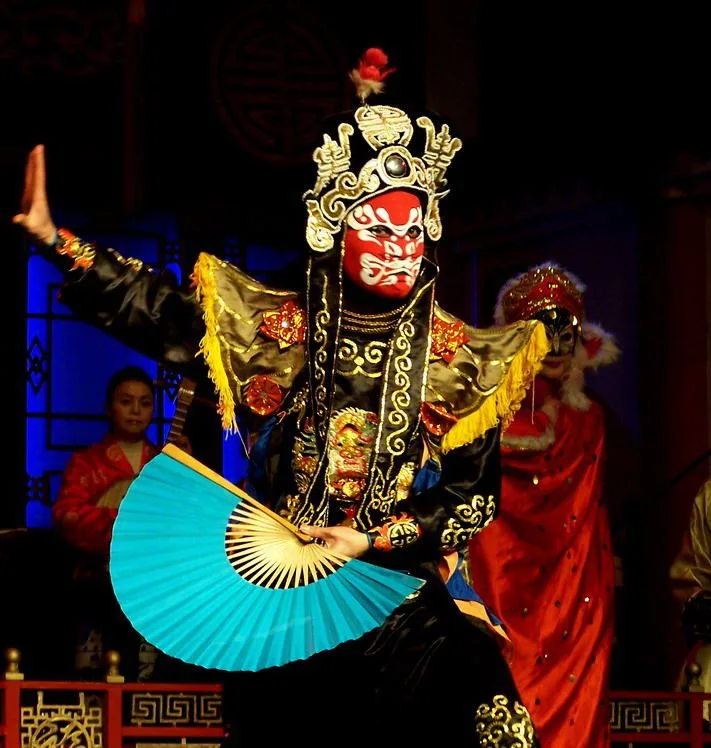 Sichuan opera face-changing