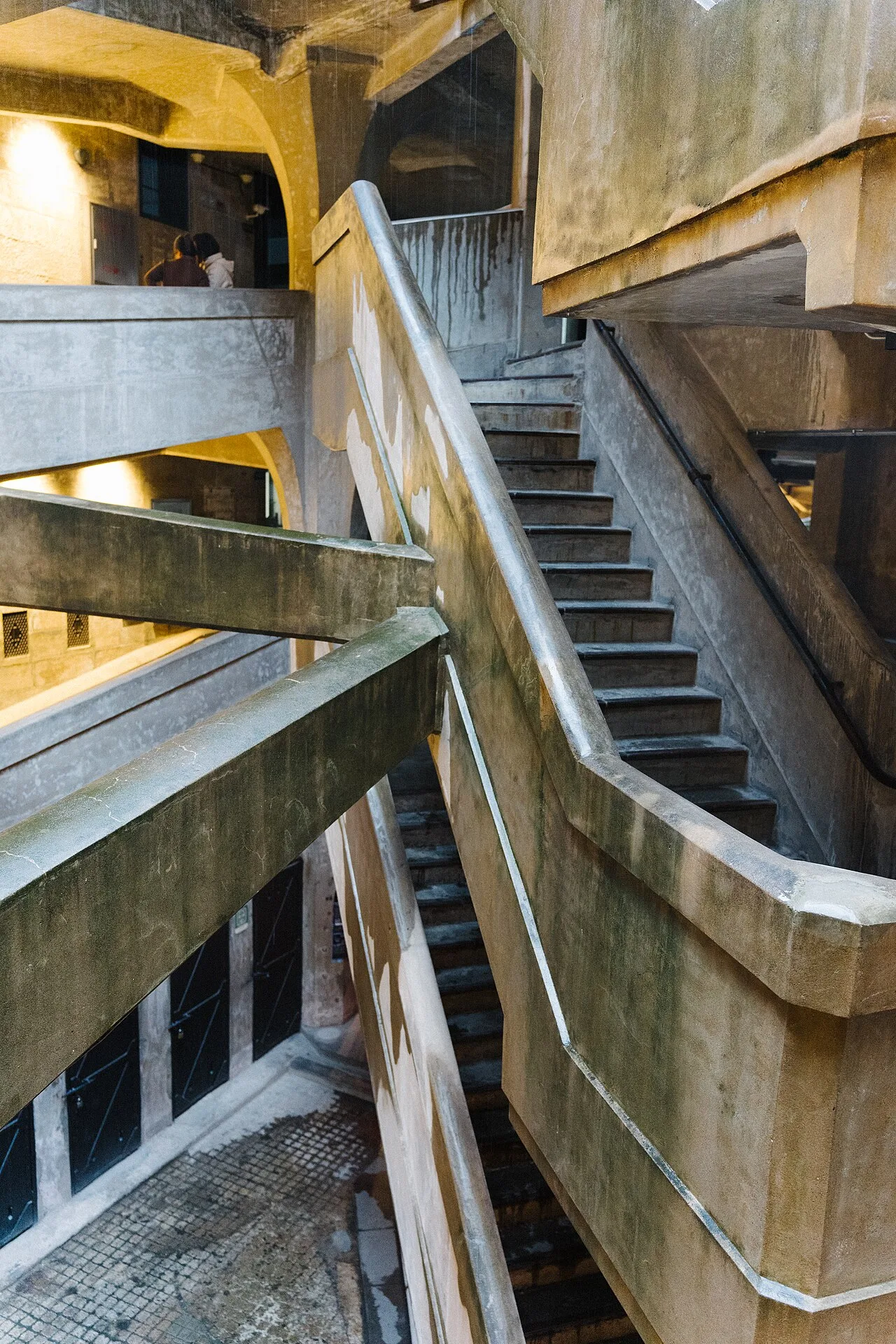 Staircases and walkways at 1933 Old Millfun