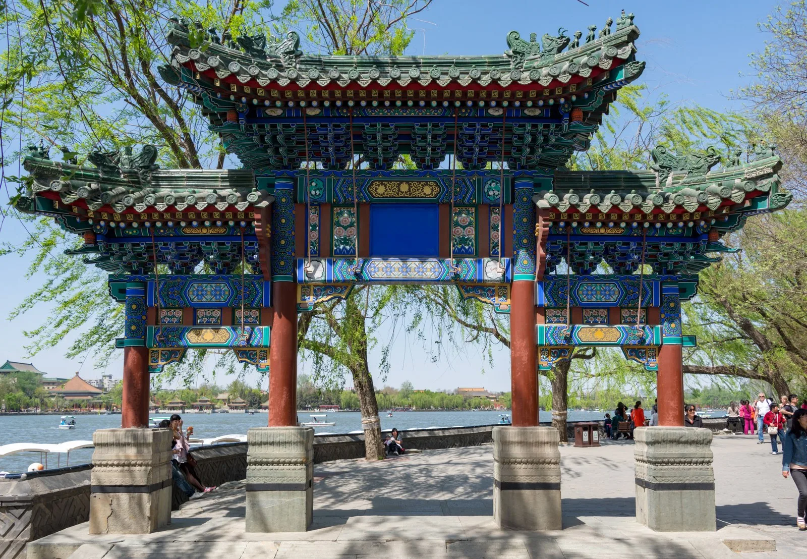 北海公园景物细节候选图。