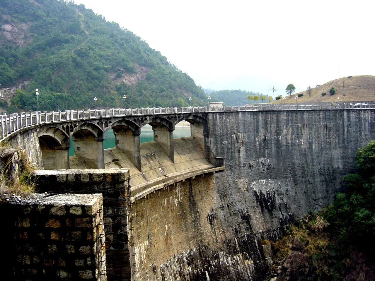 大封门水库坝 - panoramio