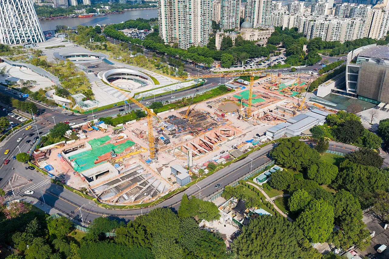 Construction Site, Chigang Pagoda Station, Guangzhou Metro 20241027