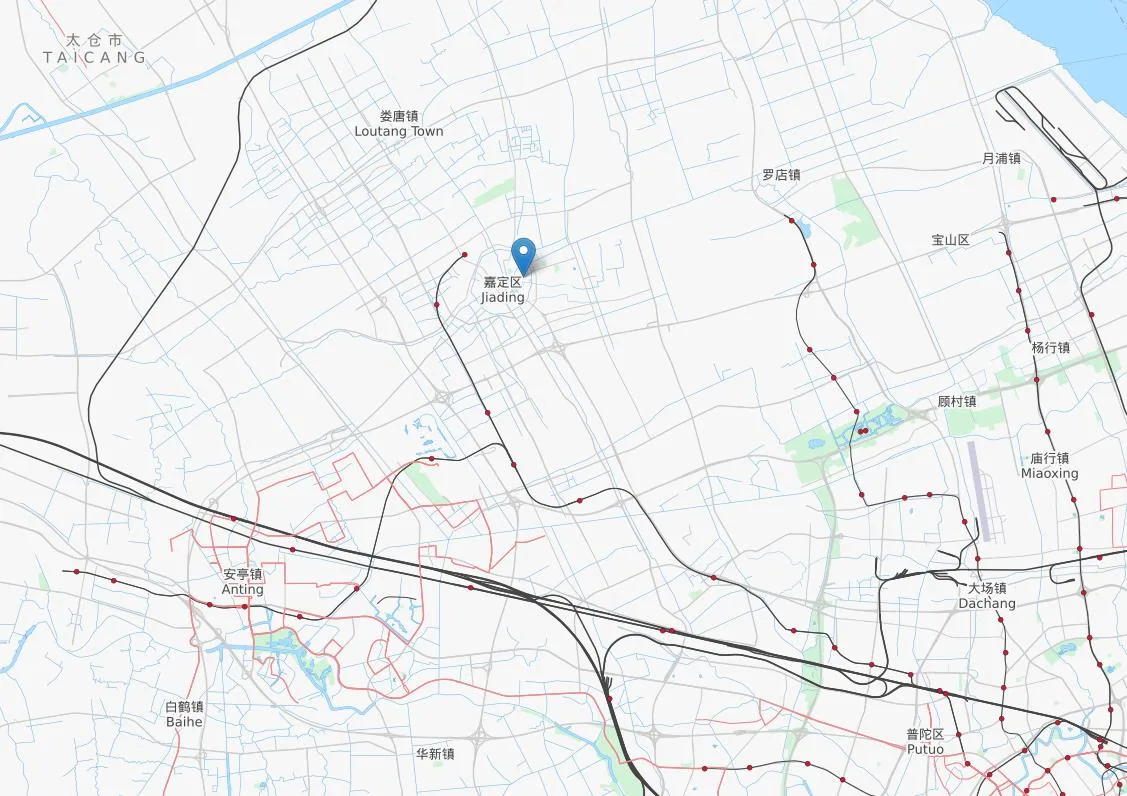秋霞圃的位置-嘉定 Qiuxiapu-location-Jiading