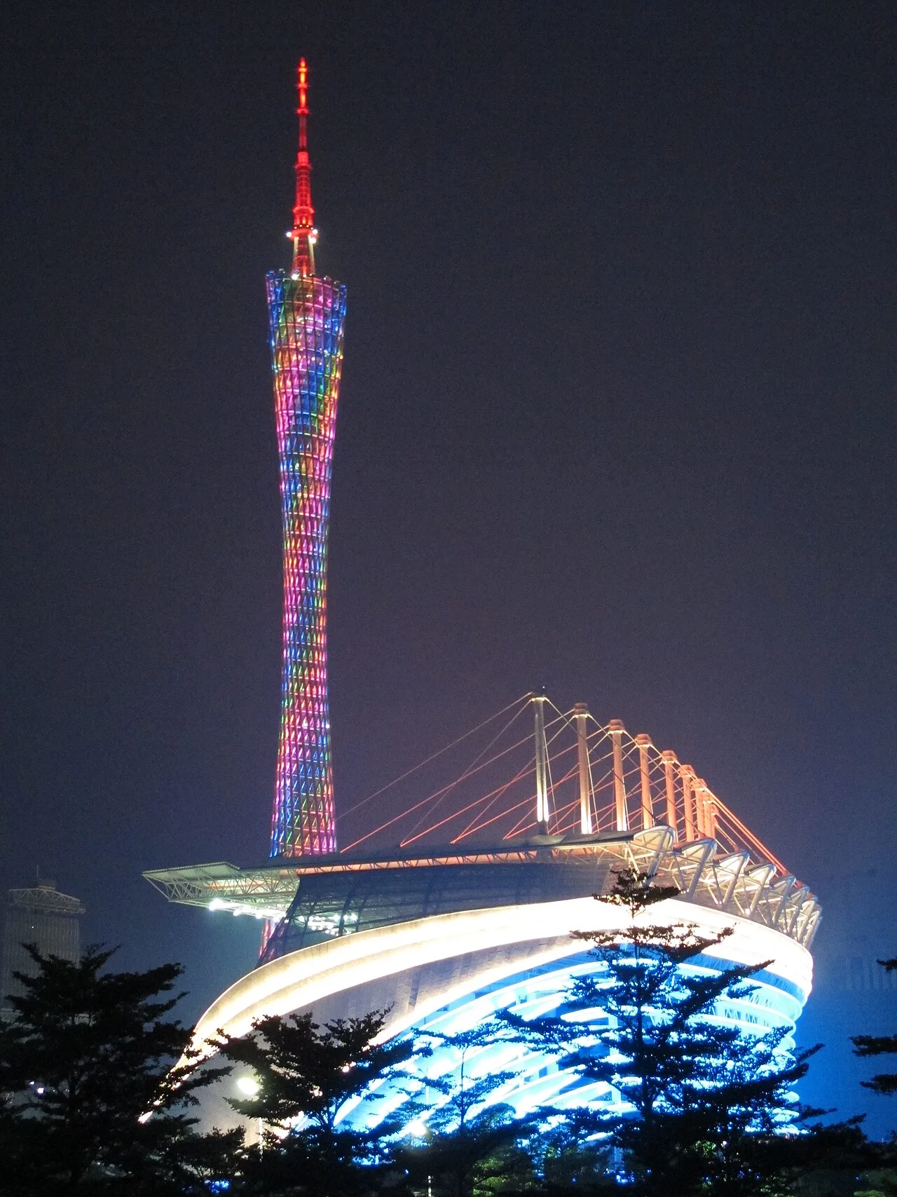 海心沙島和廣州塔 Haixinsha Island and Guangzhou TV Tower 광저우 텔레비전타워 - panoramio