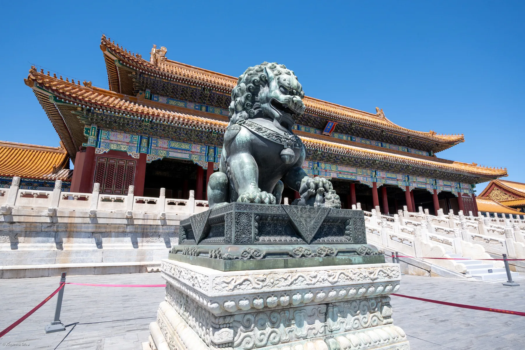 太和门与铜狮 / Gate of Supreme Harmony and bronze lion