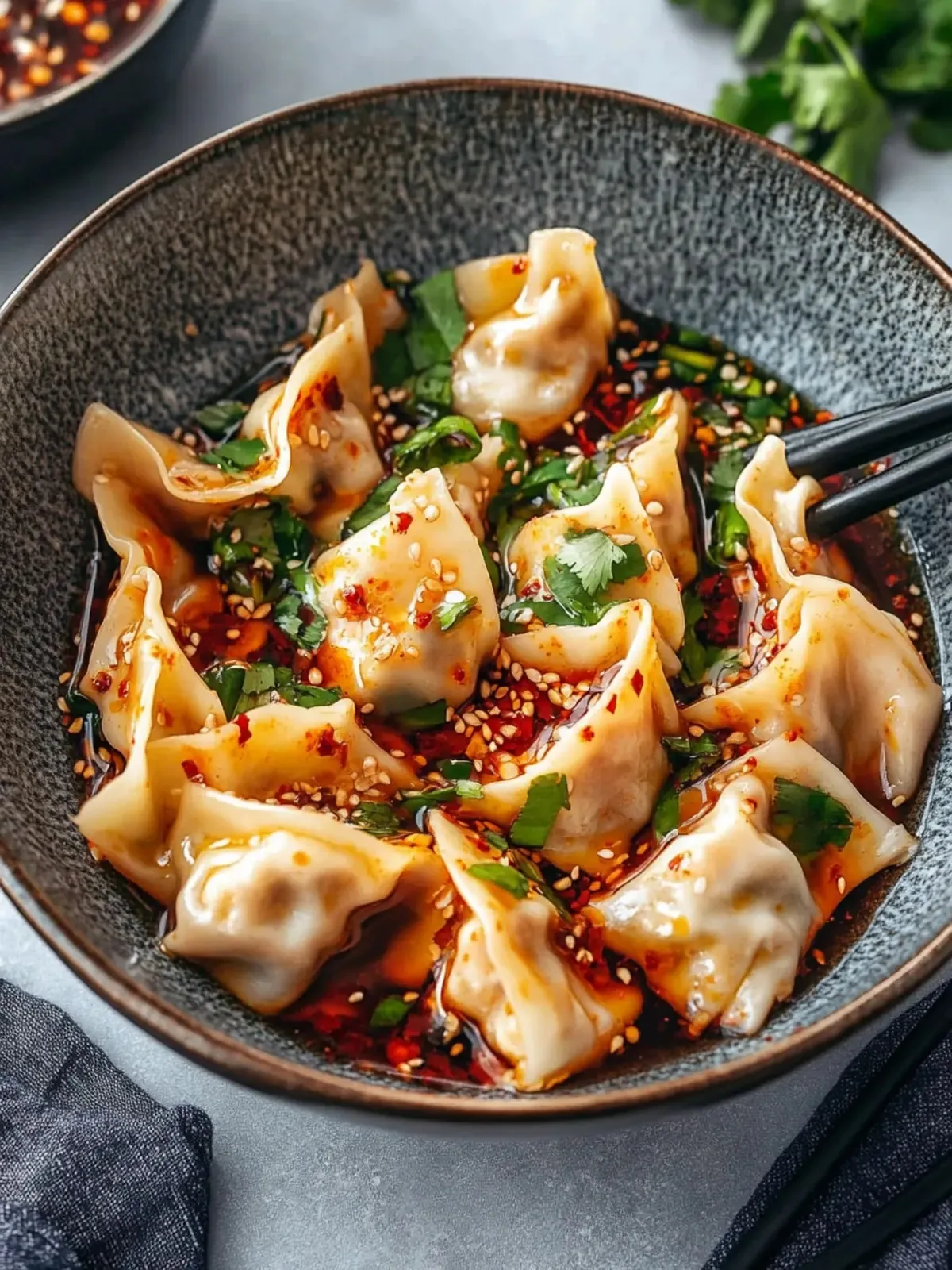Chengdu wonton soup