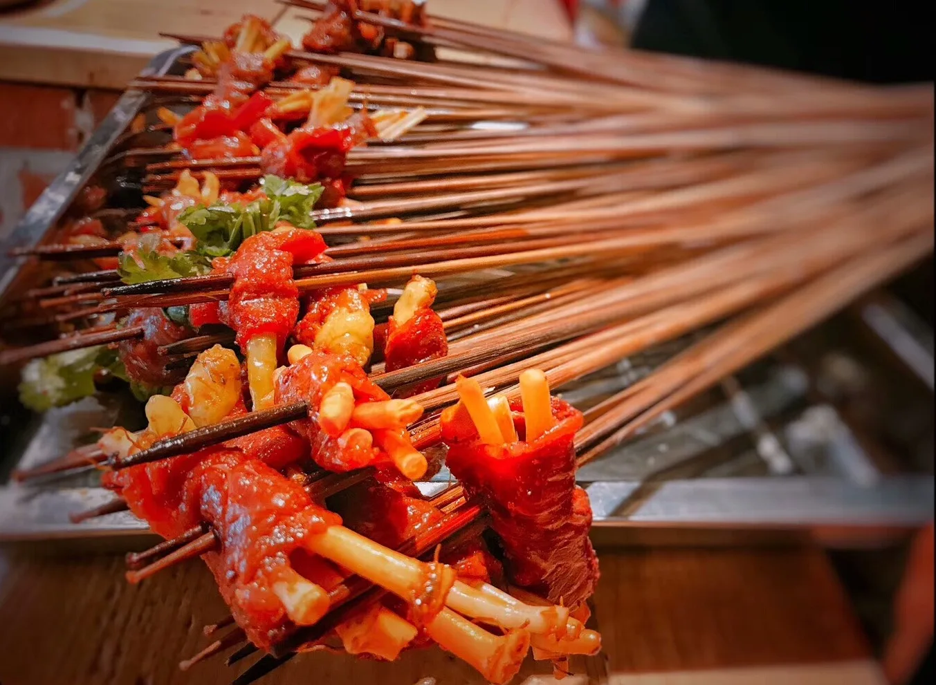 Chengdu chuanchuan skewers